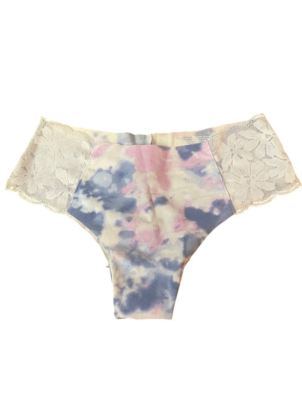 PINK Victoria's Secret Cheekster Tie Lace Lace Underwear Sz MED